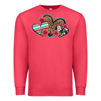 Cardinal easter spring western hearts Premium Sweatshirt - Artiststas