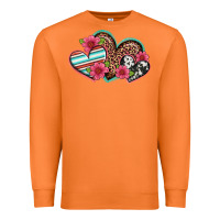 Carrot easter spring western hearts Premium Sweatshirt - Artiststas