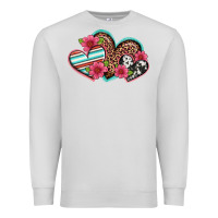 Dove Grey easter spring western hearts Premium Sweatshirt - Artiststas
