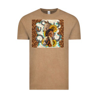 Vintage Coffee horses with sunflowers Vintage Tee - TumblerDesignByShophia