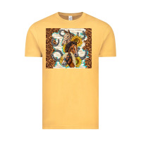 Vintage Mustard horses with sunflowers Vintage Tee - TumblerDesignByShophia