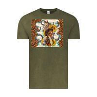 Vintage Olive horses with sunflowers Vintage Tee - TumblerDesignByShophia