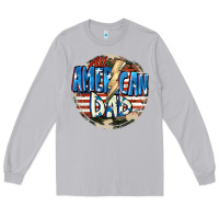 Moon Dust All american dad 4th of july Long Sleeve Tee - CowGirlArtShop