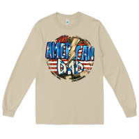 Mushroom All american dad 4th of july Long Sleeve Tee - CowGirlArtShop