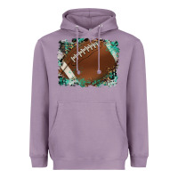 Lavender sports football background Heavyweight Hoodie - Artiststas