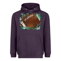Plum sports football background Heavyweight Hoodie - Artiststas