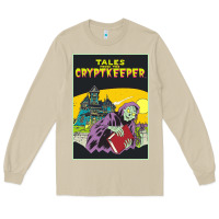 Mushroom Tales From The Cryptkeeper-Figzk Long Sleeve Tee - minhPixels