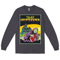 Smoke Tales From The Cryptkeeper-Figzk Long Sleeve Tee - minhPixels