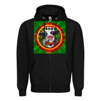 Black christmas baby holstein face Zipper Hoodie - LillyAllenDesigns