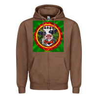 Chestnut christmas baby holstein face Zipper Hoodie - LillyAllenDesigns