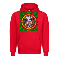Red christmas baby holstein face Zipper Hoodie - LillyAllenDesigns