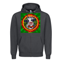 Smoke christmas baby holstein face Zipper Hoodie - LillyAllenDesigns