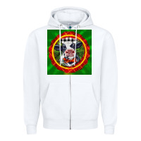 White christmas baby holstein face Zipper Hoodie - LillyAllenDesigns