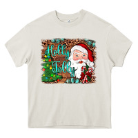Cream holly jolly Heavy Core Tee - JahusDesignShop