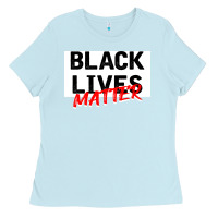 Baby Blue Black Lives Matter Ladies Tee - Bettercallsaul