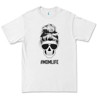 White Black Glitter Cowhide Patterned Mom Skull Premium Tee - Bettercallsaul