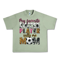 Oil Green my favorite soccer player calls me mom Urban Heavy Tee - CowGirlArtShop