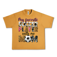 Peanut Butter my favorite soccer player calls me mom Urban Heavy Tee - CowGirlArtShop