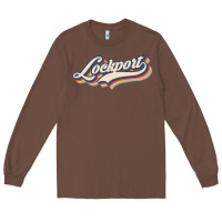 I Love Lockport City Usa Retro Vintage Long Sleeve Tee | Teevron