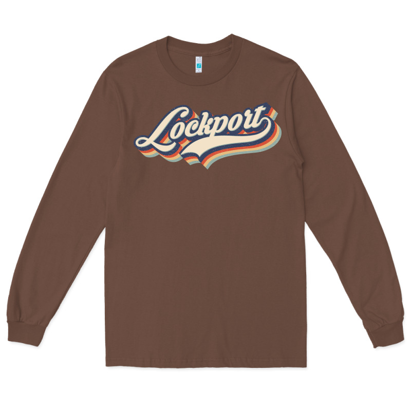 I Love Lockport City Usa Retro Vintage Long Sleeve Tee by minhPixels | Teevron