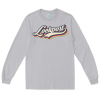 Moon Dust I Love Lockport City Usa Retro Vintage Long Sleeve Tee - minhPixels