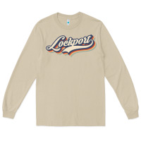 Mushroom I Love Lockport City Usa Retro Vintage Long Sleeve Tee - minhPixels