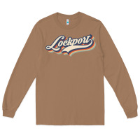 Toasted Coconut I Love Lockport City Usa Retro Vintage Long Sleeve Tee - minhPixels