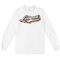 White I Love Lockport City Usa Retro Vintage Long Sleeve Tee - minhPixels