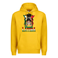 Lemon proud latina messy bun mama Premium Hoodie - BundleAndBundleShop
