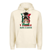Tofu proud latina messy bun mama Premium Hoodie - BundleAndBundleShop