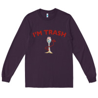 Plum i'm trash forky Long Sleeve Tee - minhPixels