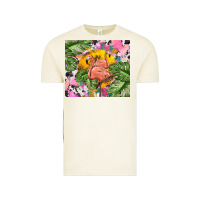 Vintage Arctic flamingo with leopard Vintage Tee - TumblerDesignByShophia
