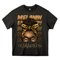 Asphalt melanin afro messy bun Heavy Core Tee - Artiststas