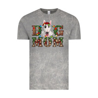 Cloud Rock Christmas Dog Mom Bull Terrier Vintage Tee - RanaPortraitStore