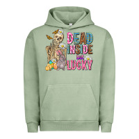 Easter Dead Inside But Lucky  With Skeleton Urban Hoodie | Teevron