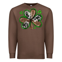 Chestnut western st patricks day shamrocks Premium Sweatshirt - Artiststas