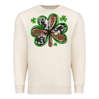 Sandshell western st patricks day shamrocks Premium Sweatshirt - Artiststas