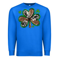 True Royal western st patricks day shamrocks Premium Sweatshirt - Artiststas