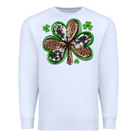 White western st patricks day shamrocks Premium Sweatshirt - Artiststas