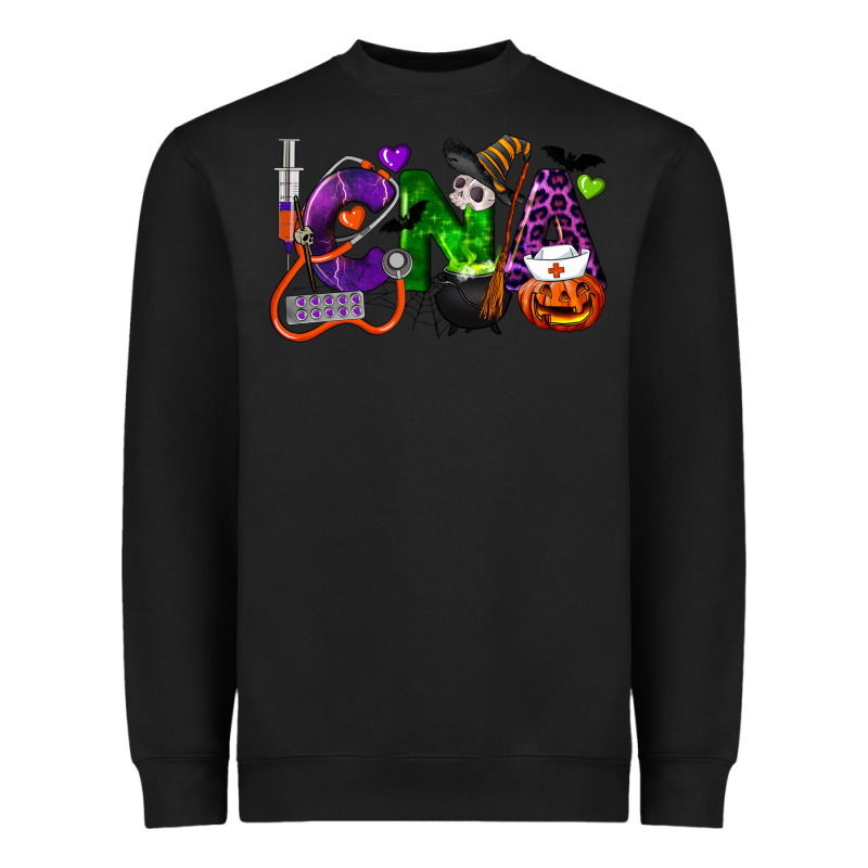 Western Halloween Cna Certified Nursing Assistant Heavyweight Sweatshirt by LillyAllenDesigns | Teevron