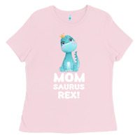 Bubblegum Pink Mommy Saurus Rex Mom Mom Gift Dino Ladies Tee - Bettercallsaul