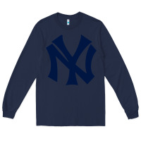 Navy the new york Long Sleeve Tee - minhPixels
