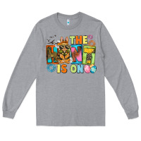 Heather Grey The hunt is on Easter Day Long Sleeve Tee - CowGirlArtShop