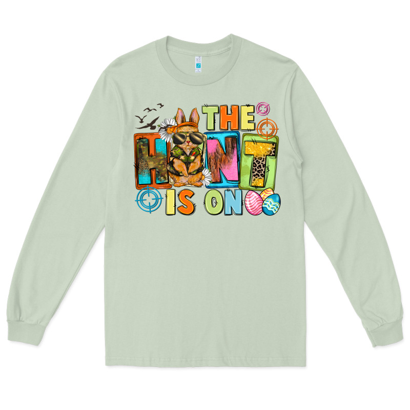 The Hunt Is On Easter Day Long Sleeve Tee by CowGirlArtShop | Teevron