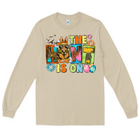 Mushroom The hunt is on Easter Day Long Sleeve Tee - CowGirlArtShop