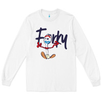 White forky Long Sleeve Tee - minhPixels