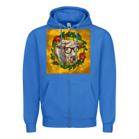 True Royal christmas charolais cow face Zipper Hoodie - LillyAllenDesigns