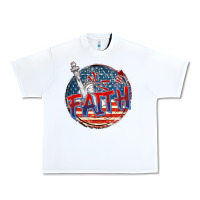 White faith usa Urban Heavy Tee - CowGirlArtShop