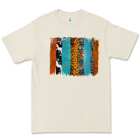 Bone Western Leopard Glitter Aztec Cowhide Pattern Brushstroke Premium Tee - Bettercallsaul