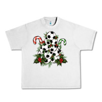 Lightning Soccer Christmas Tree Urban Heavy Tee | Teevron